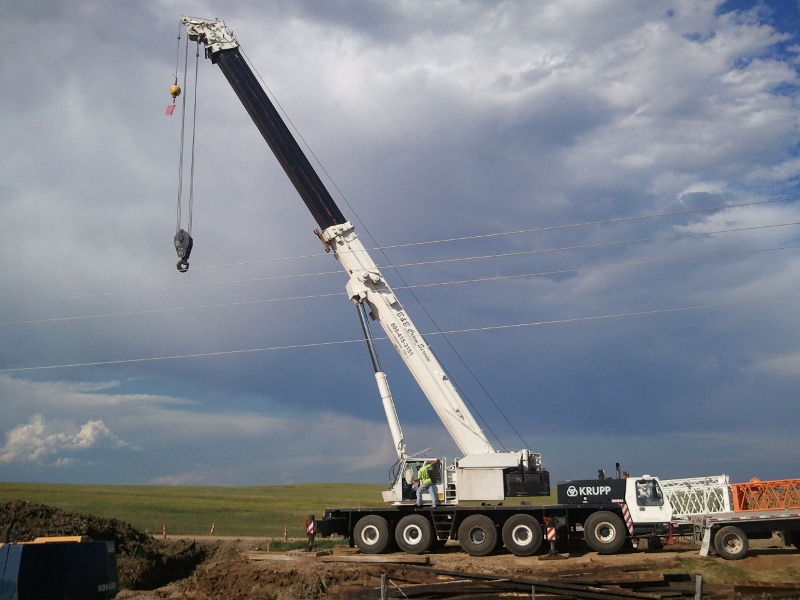 picture of one of the B&B Crane Service, Inc. cranes